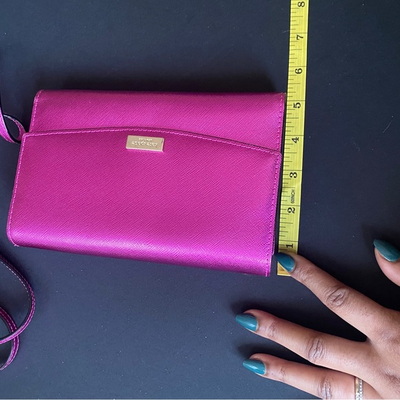 Kate Spade Metallic Magenta Purse - Picture 14 of 16